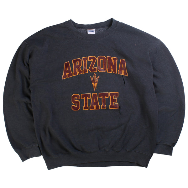 Gildan  Arizona State Crewneck Sweatshirt Large Grey