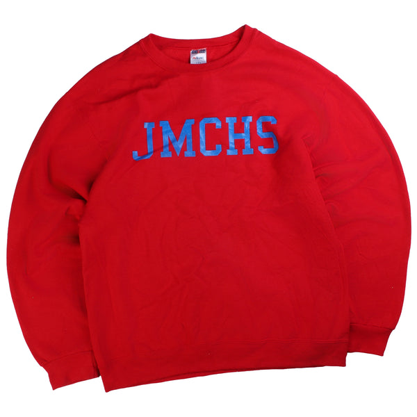 Jerzees  Jmchs College Crewneck Sweatshirt Large Red