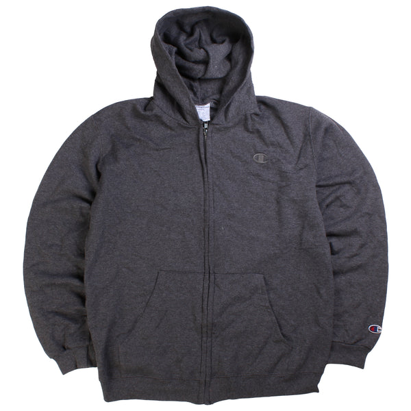 Champion  Full Zip Up Hoodie XLarge Grey