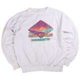 Smoky Moutains  Smokey Montains Sweatshirt Small (missing sizing label) White