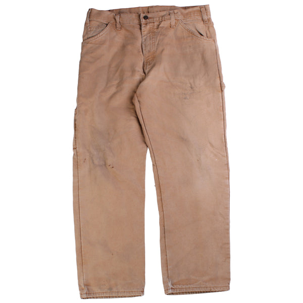 Dickies  Workwear Trousers / Pants 36 x 30 Tan Brown