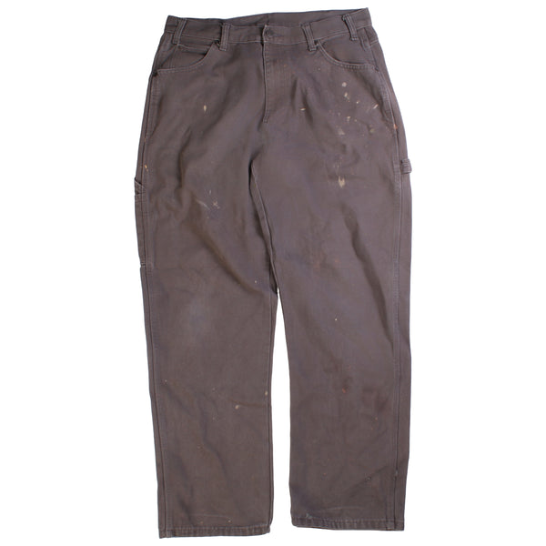 Dickies  Carpenter Workwear Trousers / Pants 34 x 32 Grey