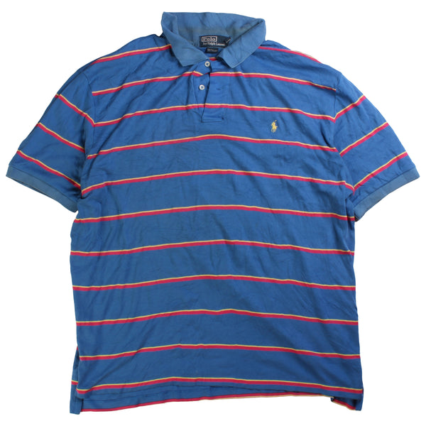 Polo Ralph Lauren  Polo Striped Polo Shirt XXLarge (2XL) Blue