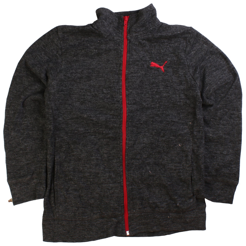 Puma  Full Zip Up Long Sleeve Fleece XLarge Grey