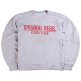 Klass Cloun Original Rebel Heavyweight Sweatshirt Men's Small (missing sizing label) Grey