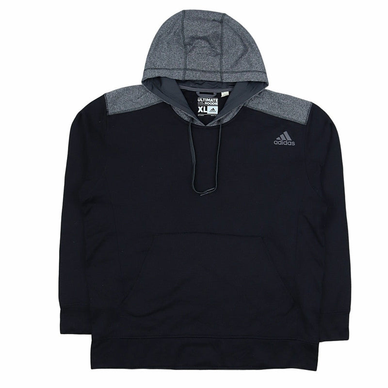 Adidas 90's Pullover Spellout Hoodie XLarge Black