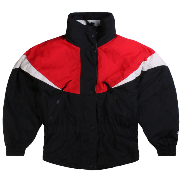 CB Sports Full Zip Up Puffer Jacket Women's Small Red