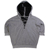 Puma Short Sleeve Hoodie Men's Large Grey