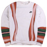 Nike Rework Coogi Heavyweight Coogi Style Sweatshirt Men's Small White