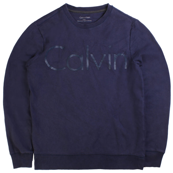 Calvin Klein Sweatshirt XSmall Navy Blue