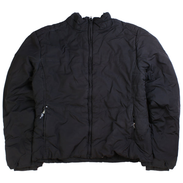 Champion Heavyweight Full Zip Up Puffer Jacket Women's X-Large Black