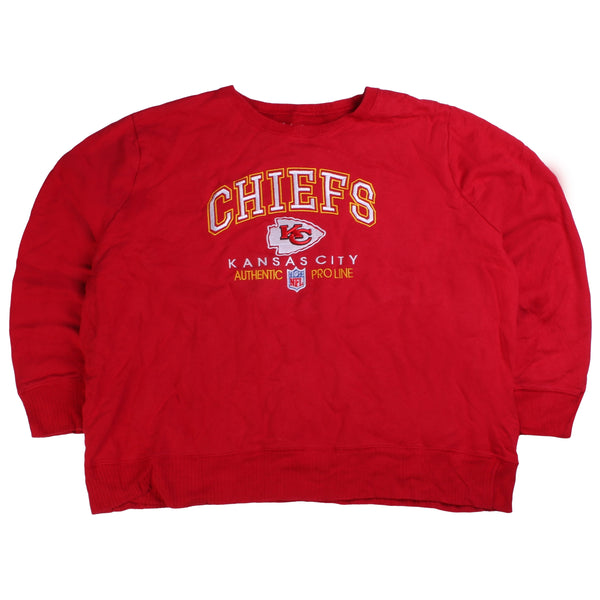 NFL  Cheifs Heavyweight Crewneck Sweatshirt XXLarge (2XL) Red