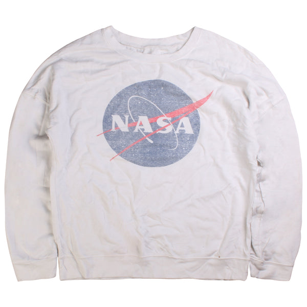 Zoe + Liv  Nasa Crewneck Sweatshirt XLarge Grey