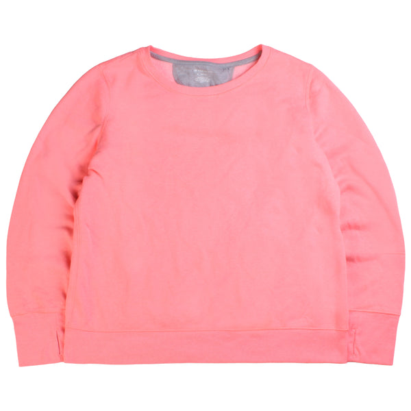 Tekgear  Plain Heavyweight Crewneck Sweatshirt XLarge Pink