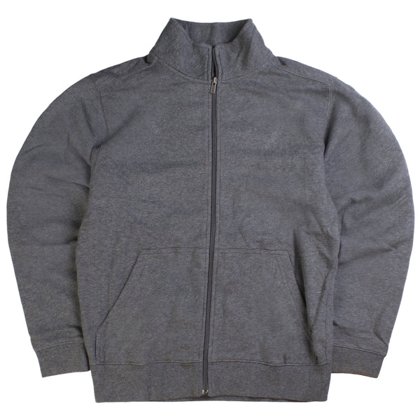 L.L.Bean  Plain Full Zip Up Sweatshirt Small Grey