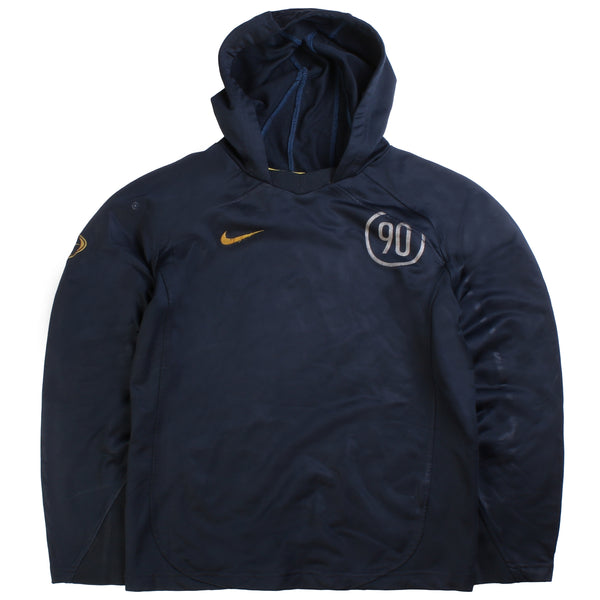 Nike  Swoosh 90 Pullover Hoodie Small (missing sizing label) Navy Blue