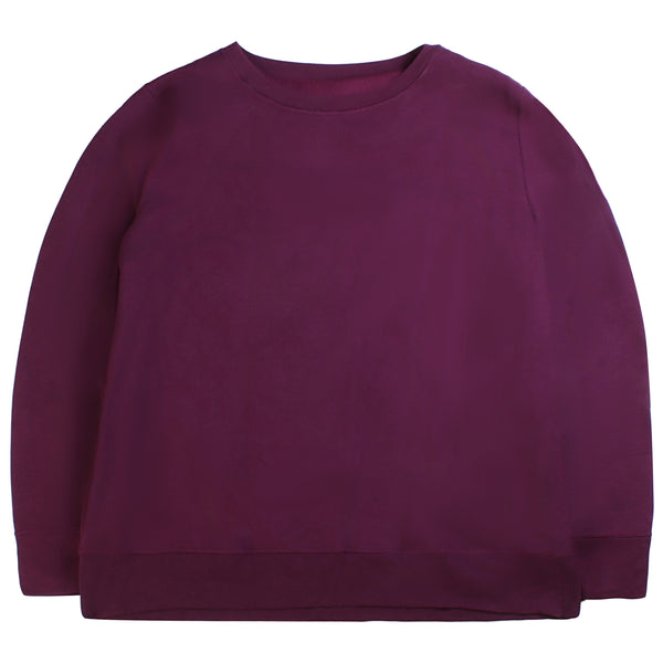 Hanes  Heavyweight Crewneck Plain Sweatshirt XXLarge (2XL) Burgundy Red