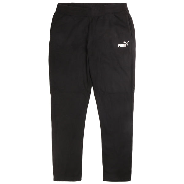 Puma  Elasticated Waistband Drawstrings Joggers / Sweatpants Large Black