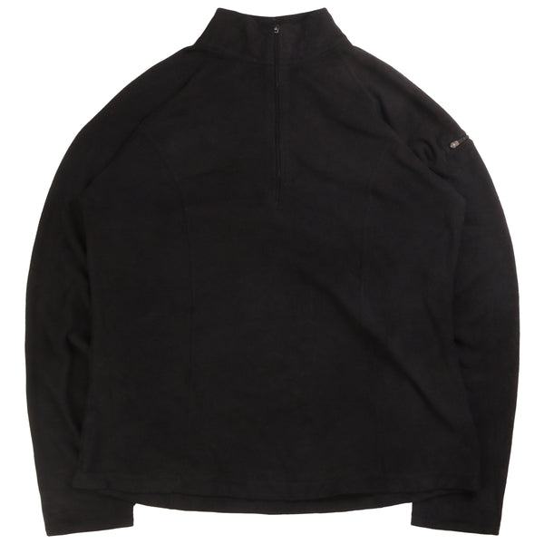 L.L.Bean  Quarter Zip Fleece Jumper Small Black