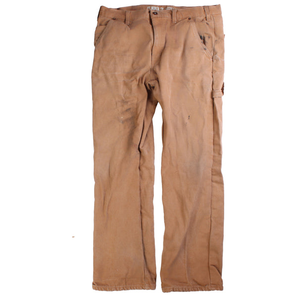 Dickies  Cargo Carpenter Workwear Trousers / Pants 36 Beige Cream