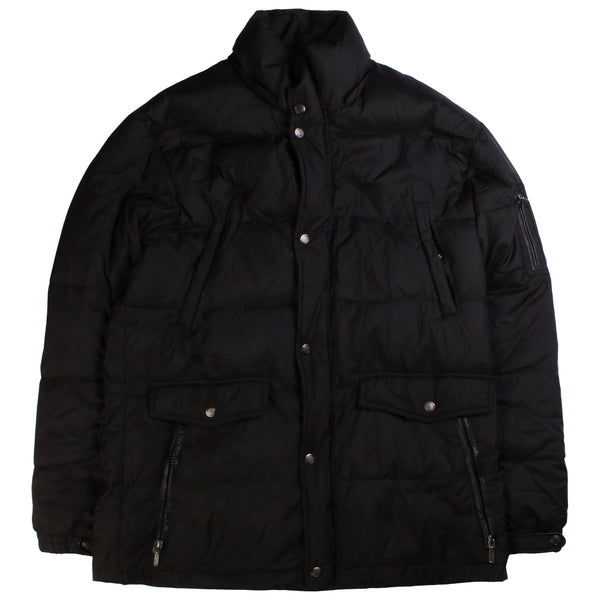 Nota Bene  Full Zip Up Heavyweight Puffer Jacket Large Black