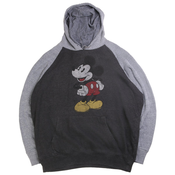 Disney  Mickey Mouse Pullover Hoodie XLarge Grey