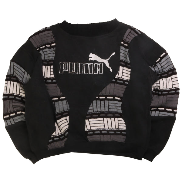 Puma  Rework Coogi Heavyweight Crewneck Sweatshirt Medium Black