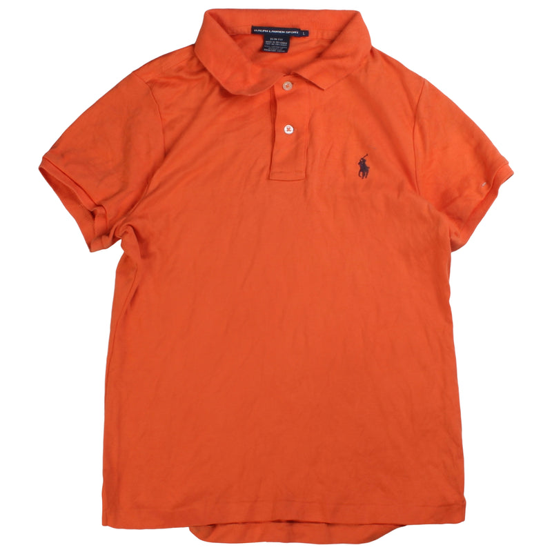 Polo Ralph Lauren  Polo Sport Short Sleeve Button Up Polo Shirt Large Orange