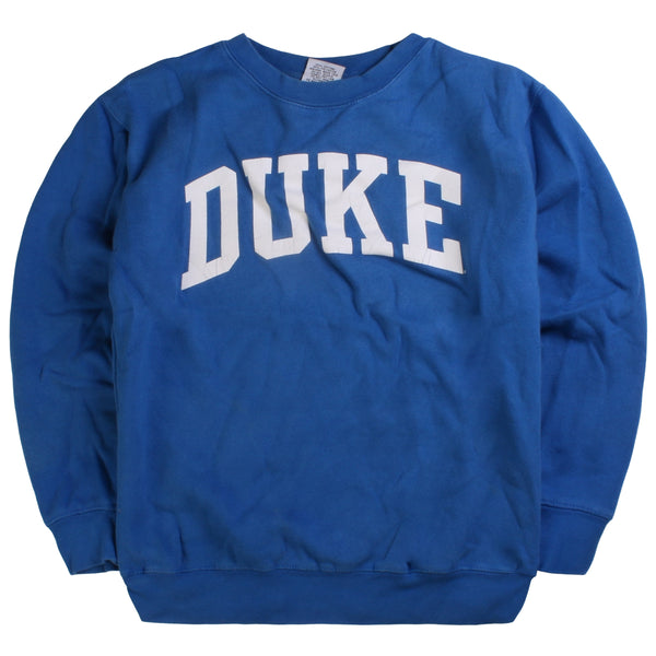 TRT  Duke College Crewneck Sweatshirt Small Blue