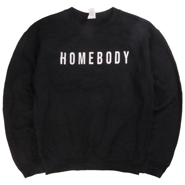 Gildan  HOMEBOY Crewneck Sweatshirt Small Black