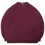 Tultex  Plain Heavyweight Crewneck Sweatshirt XXLarge (2XL) Burgundy Red
