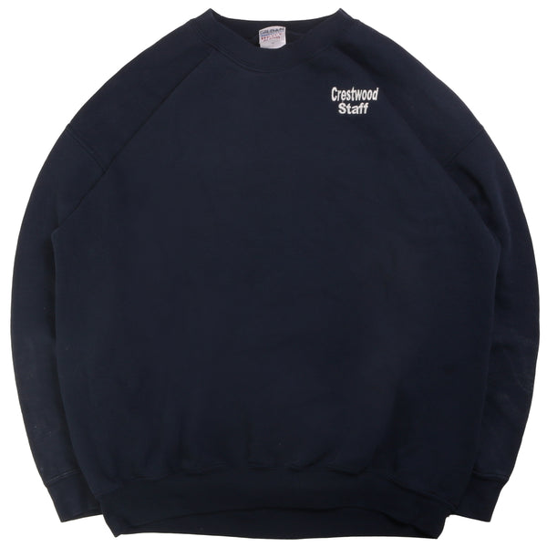 Gildan  Crestwood Staff Crewneck Sweatshirt XLarge Navy Blue