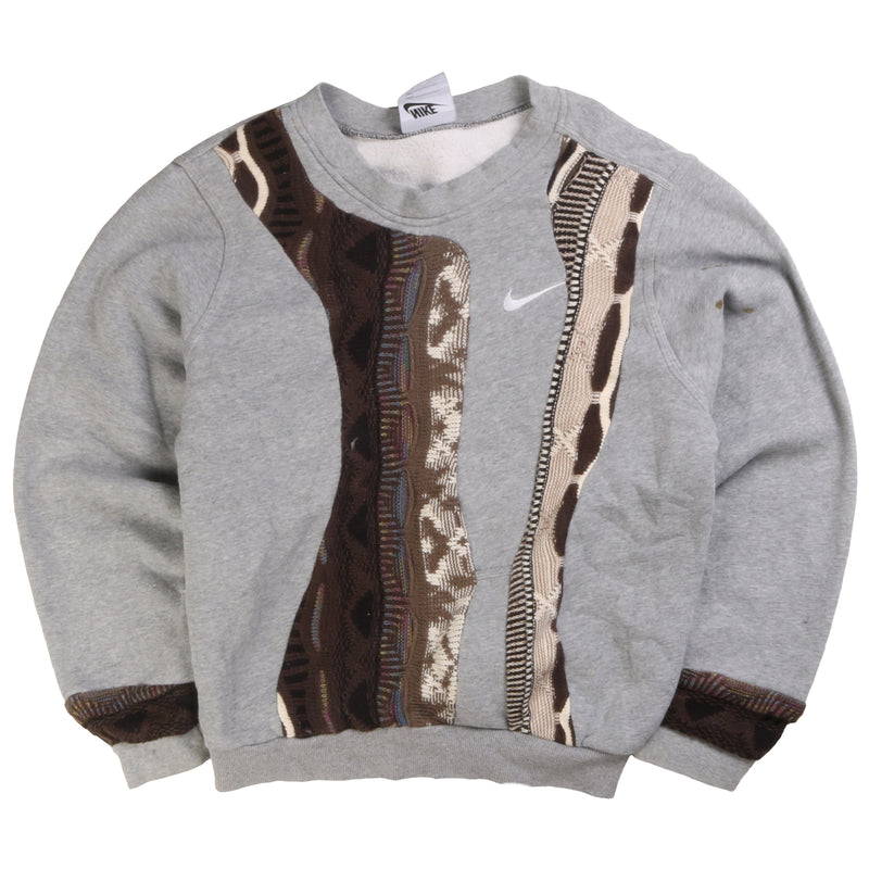 Nike  Rework Coogi Swoosh Sweatshirt Large Grey