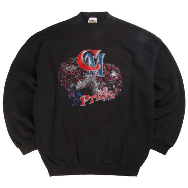 Tultex  CM Pride Firework Crewneck Sweatshirt XLarge Black