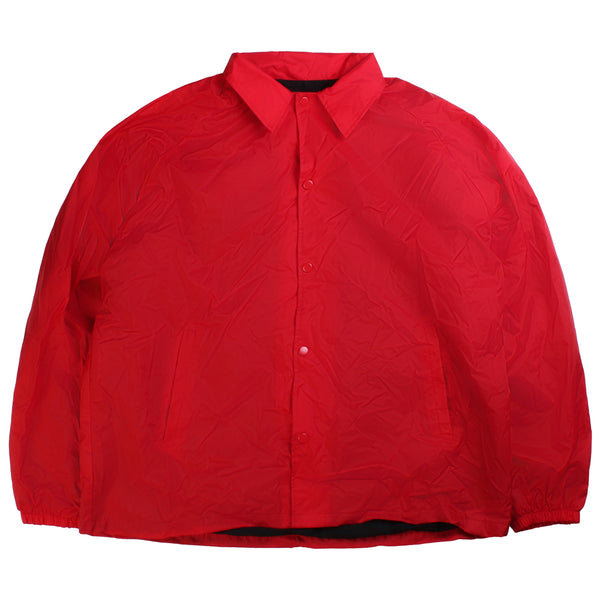 WearGuard  Coach Jacket Button Up Windbreaker Jacket XLarge Red