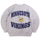 Hanes  Minnesota Vikings NFL Sweatshirt Medium Grey