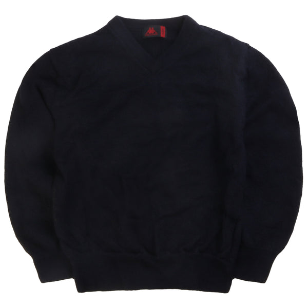 Kappa  Knitted V Neck Jumper / Sweater XLarge Navy Blue