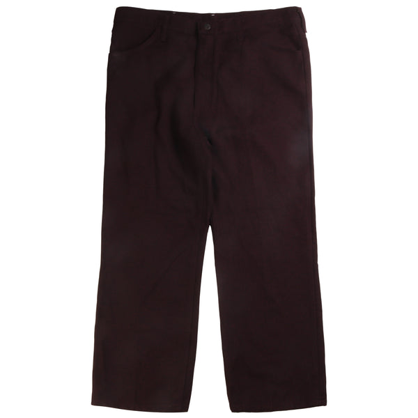 Wrangler  Smart Straight Leg Trousers / Pants 38 Burgundy Red