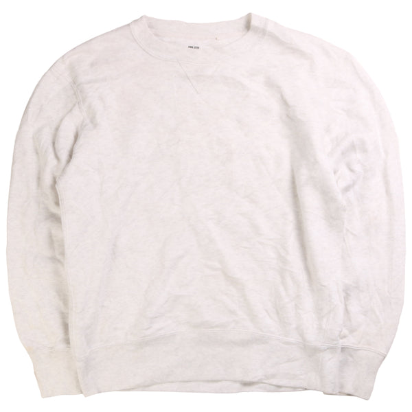 Uniqlo  Plain Heavyweight Crewneck Sweatshirt Small White