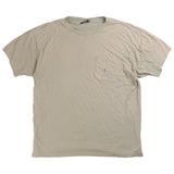 Polo Ralph Lauren  Pocket Short Sleeve T Shirt Large Beige Cream