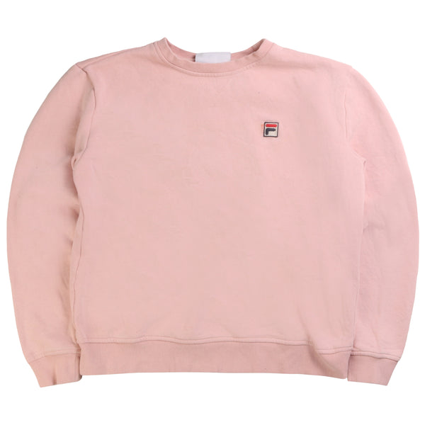 Fila  Heavyweight Crewneck Sweatshirt Large Pink