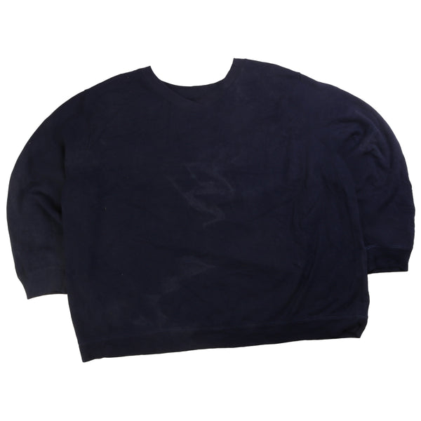 Just My Size  Plain Heavyweight Crewneck Sweatshirt XLarge Navy Blue