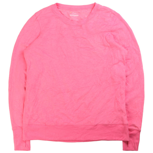 Tek Gear  Plain Crewneck Sweatshirt Medium Pink