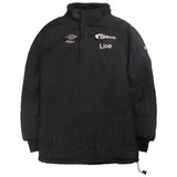 Umbro  Heavyweight Full Zip Up Puffer Jacket Small Black