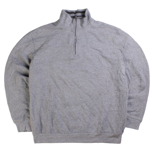 Arrow  Quarter Zip Sweatshirt XLarge Grey