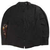 Harley Davidson  Long Sleeve Button Up Shirt XLarge Black