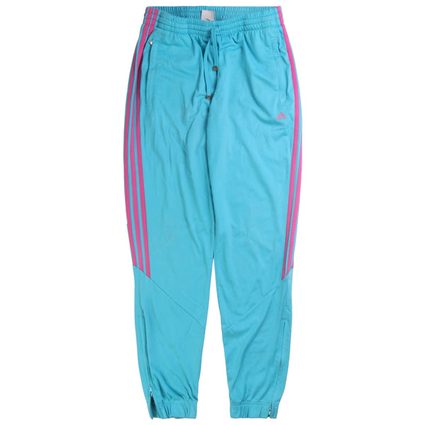 Adidas  Elasticated Waistband Drawstrings Joggers / Sweatpants Small Blue