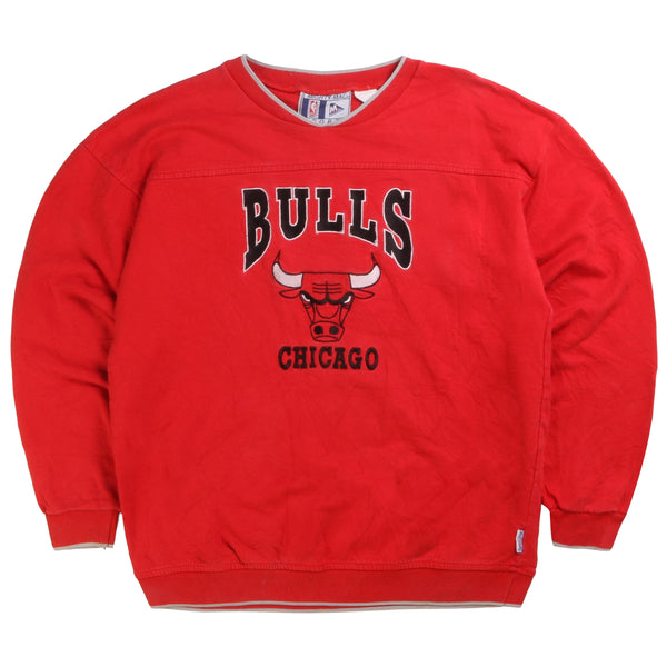 Mighty-Mac  Chicago Bulls Heavyweight Crewneck Sweatshirt XLarge Red