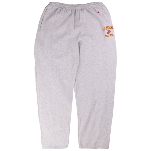 Champion  College Elasticated Waistband Drawstrings Joggers / Sweatpants XLarge Grey