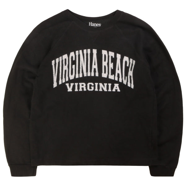 Hanes  Virginia Beach Crewneck Sweatshirt XXLarge (2XL) Black